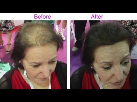 Пудра для волосся Pansly hair fibers кератинова пудра для об'єму кератиновый камуфляж лисини загущувач волосся black, видео 1