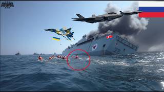 13 MINUTES AGO! US F-35 fighter jets sink North Korean warship docked in Russian port | ARMA 3