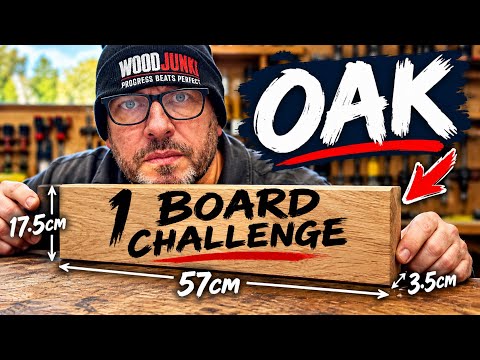 What can you actually make from ONE piece of oak?