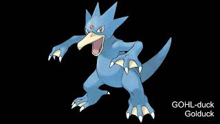 How to Pronounce Golduck (American English) Generation 1