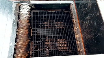 WEIMA Single-shaft shredder WLK 1500 shredding plastic pallets