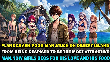Stranded: A Plane Crash Accidentally Make HIM Becoming The Most Attractive Man On A Desert Island！