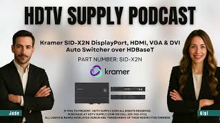 Kramer SID-X2N DisplayPort, HDMI, VGA &amp; DVI Auto Switcher over HDBaseT