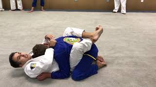 Triangle from failed shoulder sweep attempt