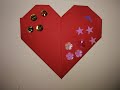 Proste origami  proste serce walentynkowe   simple valentines day heart  
