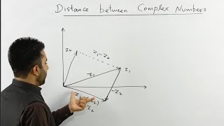Distance between complex numbers