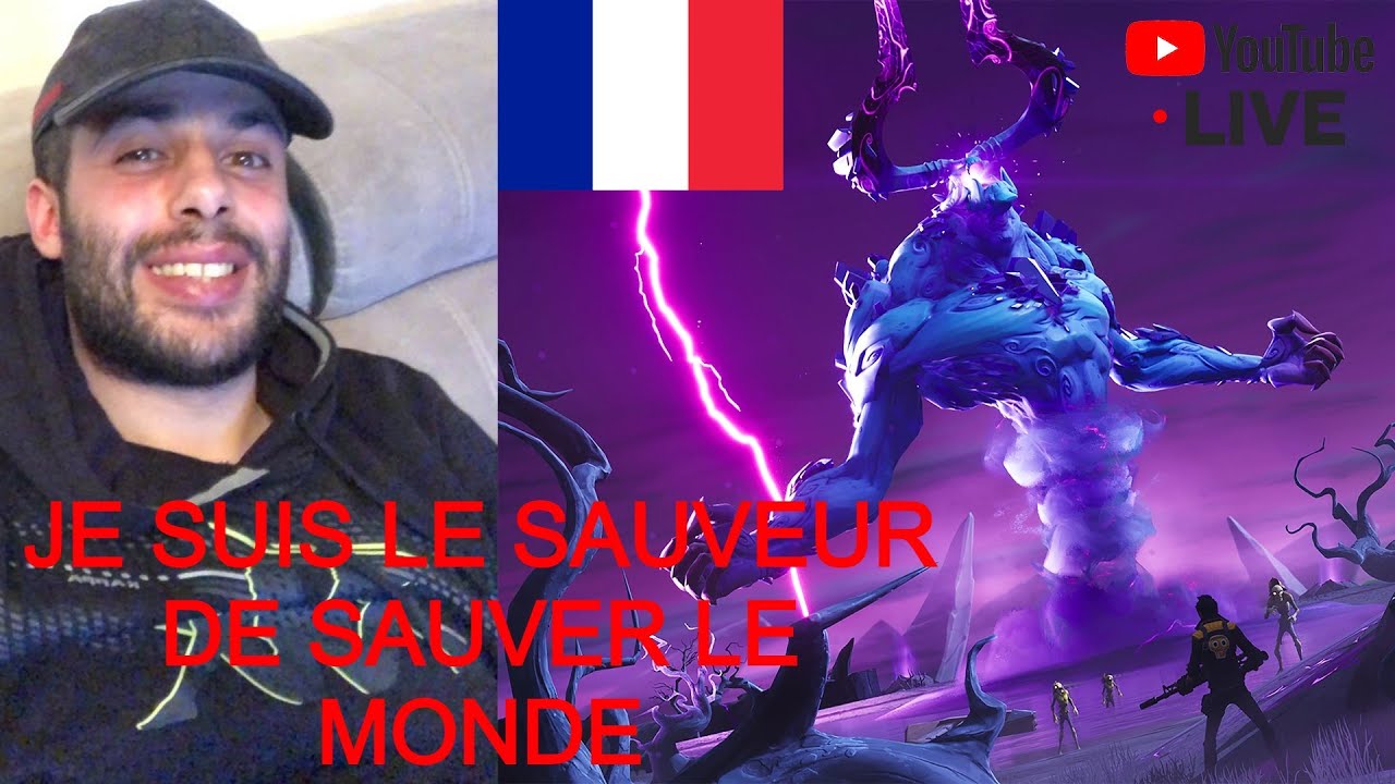 Aide Boss Roi Mythique Go Sauver le monde Fortnite FR live