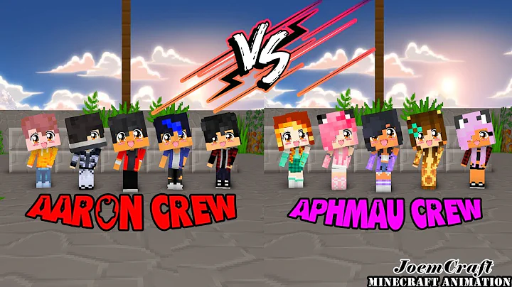 APHMAU FRIENDS DANCE CREW | CHICKEN WINGS MEME DANCE - Minecraft Animation
