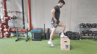 Front Foot Elevated Single Leg Pogo Hops