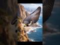 🦅 Peregrine Falcon – The Fastest Bird on Earth ⚡🌍 #shorts #facts