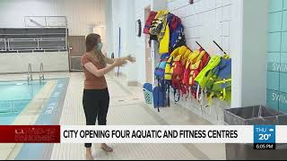 Four city-owned aquatic and fitness facilities to reopen