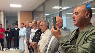     على أنغام النشيد الوطني.. الجالية المغربية بدن بوش تحتفل بعيد العرش المجيد