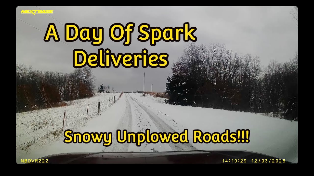 День искровых доставок (Заснеженные нерасчищенные дороги)