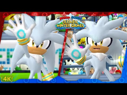 Mario & Sonic at the Olympic Winter Games 2010 ⁴ᴷ All Events (Silver gameplay)