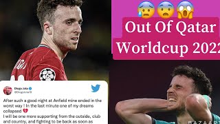 Diego jota injury update |Ruled out of world cup 2022 Qatar|#liverpool #liverpoolfc
