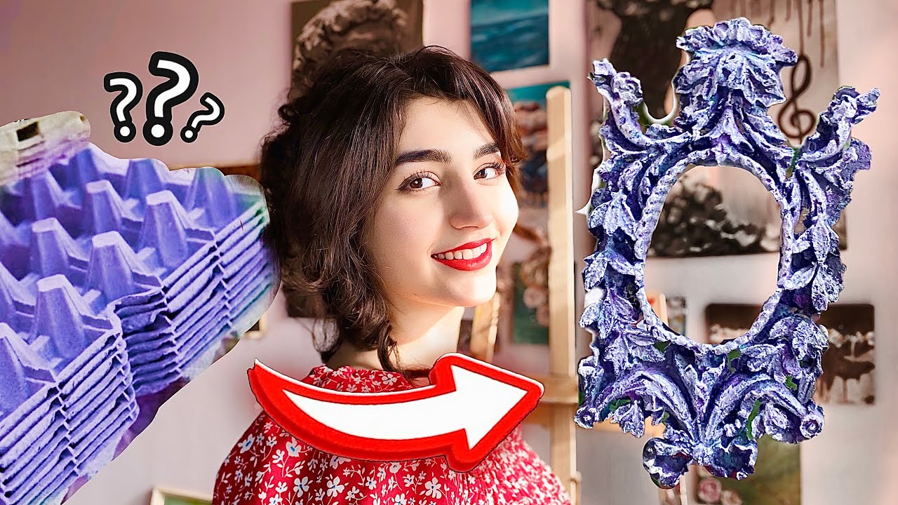 ليش استخدمت كارتونة البيض في لوحاتي؟