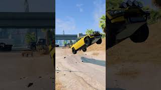 Truck vs Speed bumps | BeamNG Drive  #shortvideo #beamngdrive #simulation #india #truck #speedbump screenshot 2