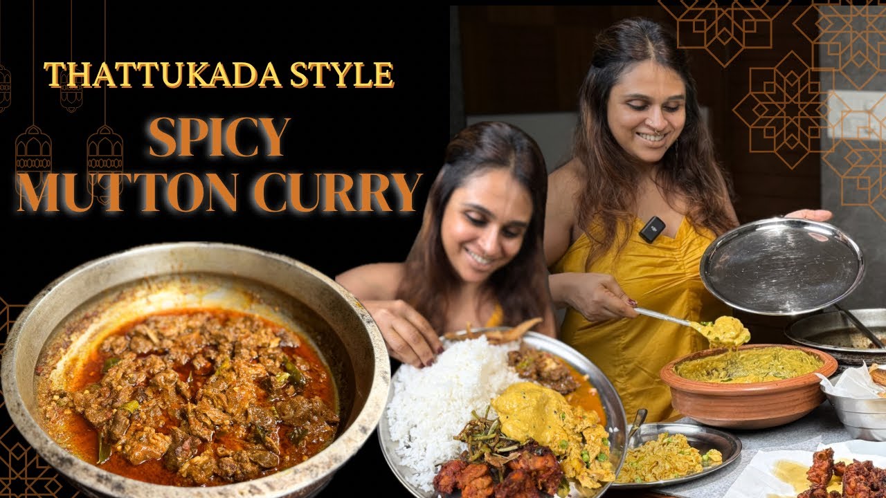 Thattukada style mutton curry | Kitchentales by Neethu