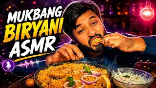 🌶️ Spicy Chicken Biryani Mukbang ASMR | Eating Sounds