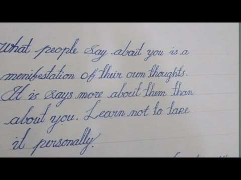 Great Buddha's speech in cursive#lear cursive with speech #creative ...