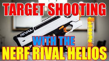 Target Shooting with the NERF Rival Helios