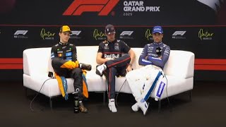 Formula 1 Race Press Conference  -  Qatar GP