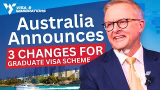 BIG CHANGES! 485 Temporary Graduate Visa in Australia (2024 Update) ~ Australia Skilled Worker Visa