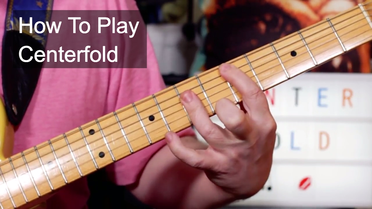 'Centerfold' J. Geils Band Guitar Lesson YouTube