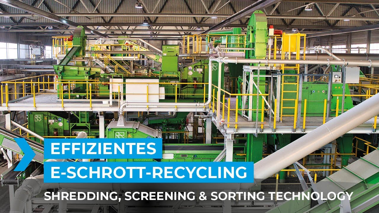Elektroschrott Recycling Anlage (WEEE) - Technik im Fokus bei Immark