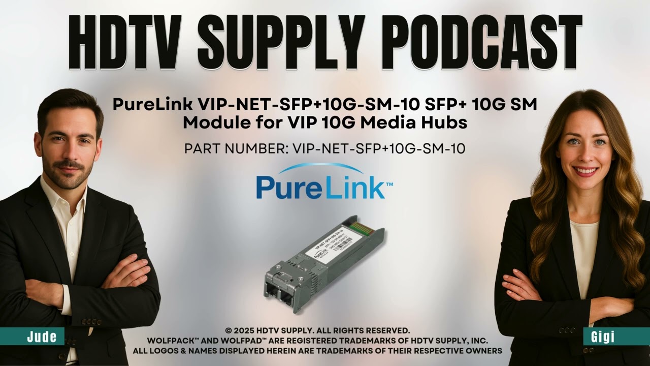 PureLink VIP-NET-SFP+10G-SM-10 SFP+ 10G SM Module for VIP 10G Media Hubs
