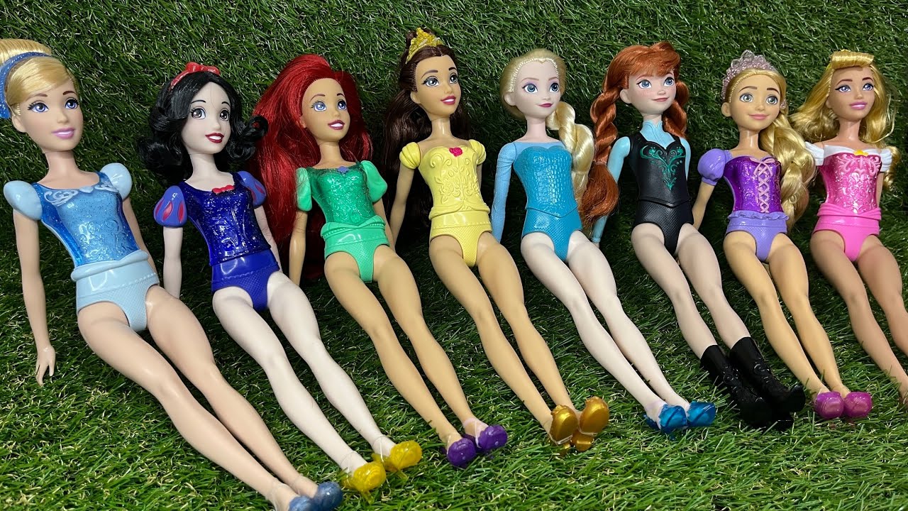 Magical Princess Doll Playset Collection | Frozen Elsa, Anna - Belle, Ariel and more! | ASMR Video