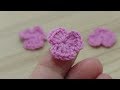 Мастер-класс вязаный крючком маленький ЦВЕТОЧЕК  Crochet flowers