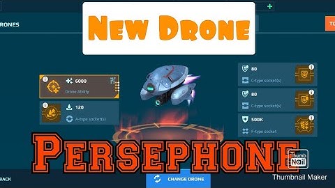 War Robots New Drone Persephone ||WR Test Server