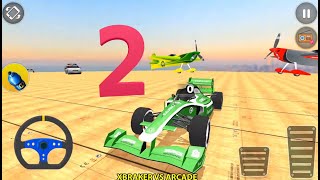 Formula Car Stunt - Green Formula Driving Simulator - Mega Ramp Formula Car Racing Game🏎️ Gameplay screenshot 5