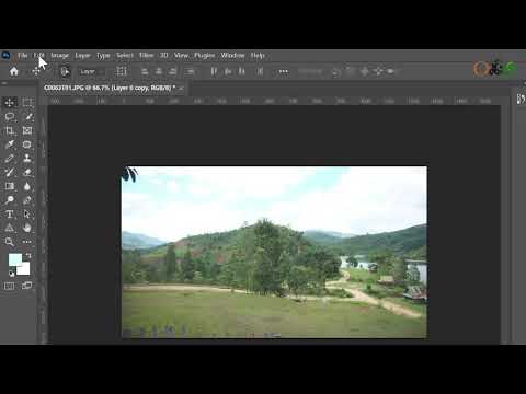 เปลี่ยนสีท้องฟ้าง่ายๆด้วย Photoshop 2022