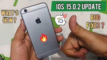 iOS 15.0.2 New Update In Iphone 6s | Download & Install | Bug Fixes | New Features ⚡️