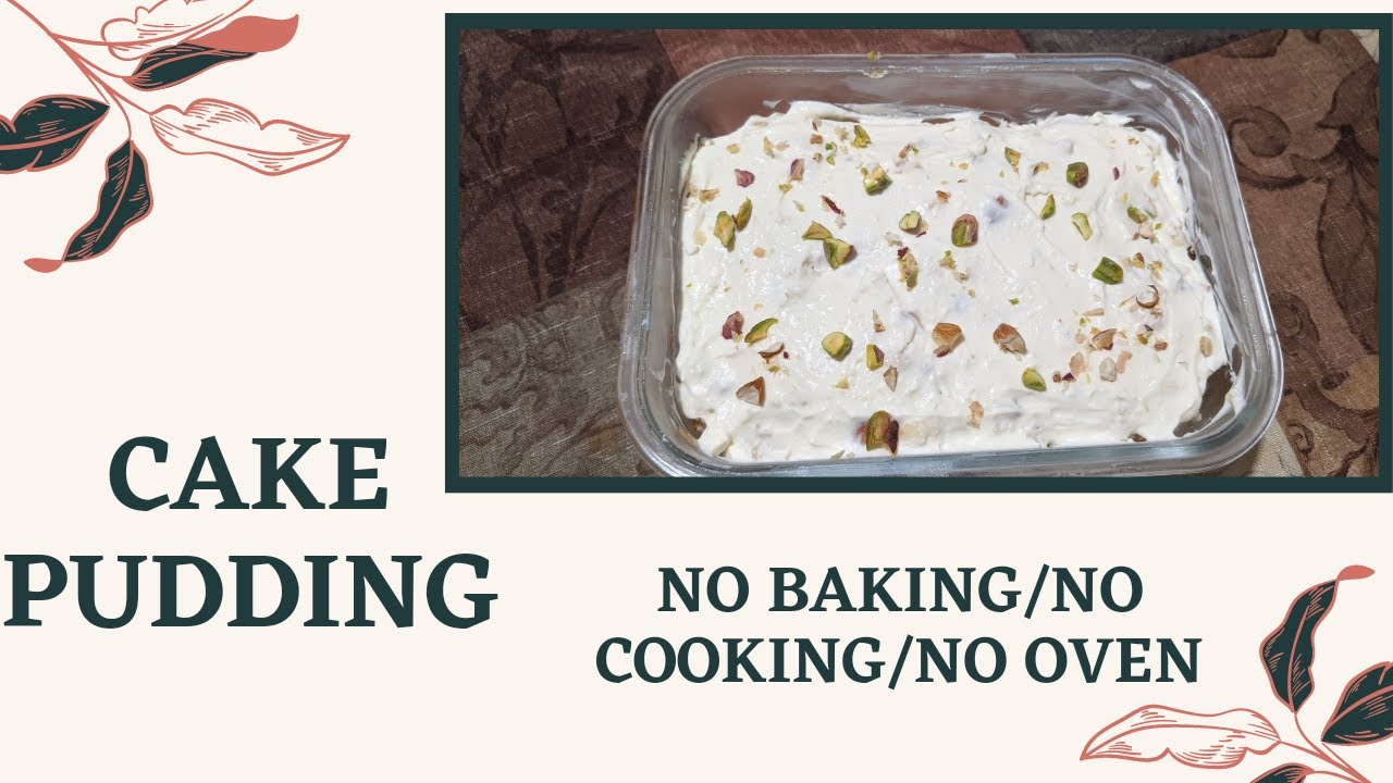 Cake pudding/ easy cake pudding/ leftover cake pudding recipe / No