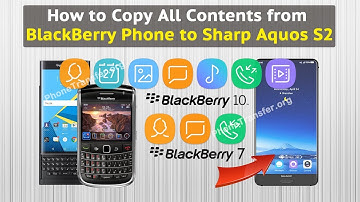 How to Copy All Contents from BlackBerry Phone to Sharp Aquos S2