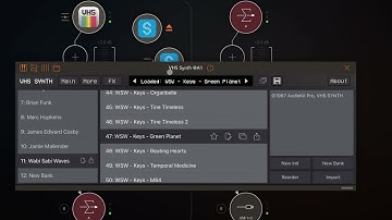WSW presents Gingham Tolex - Preset Pack for Audiokit VHS Synth