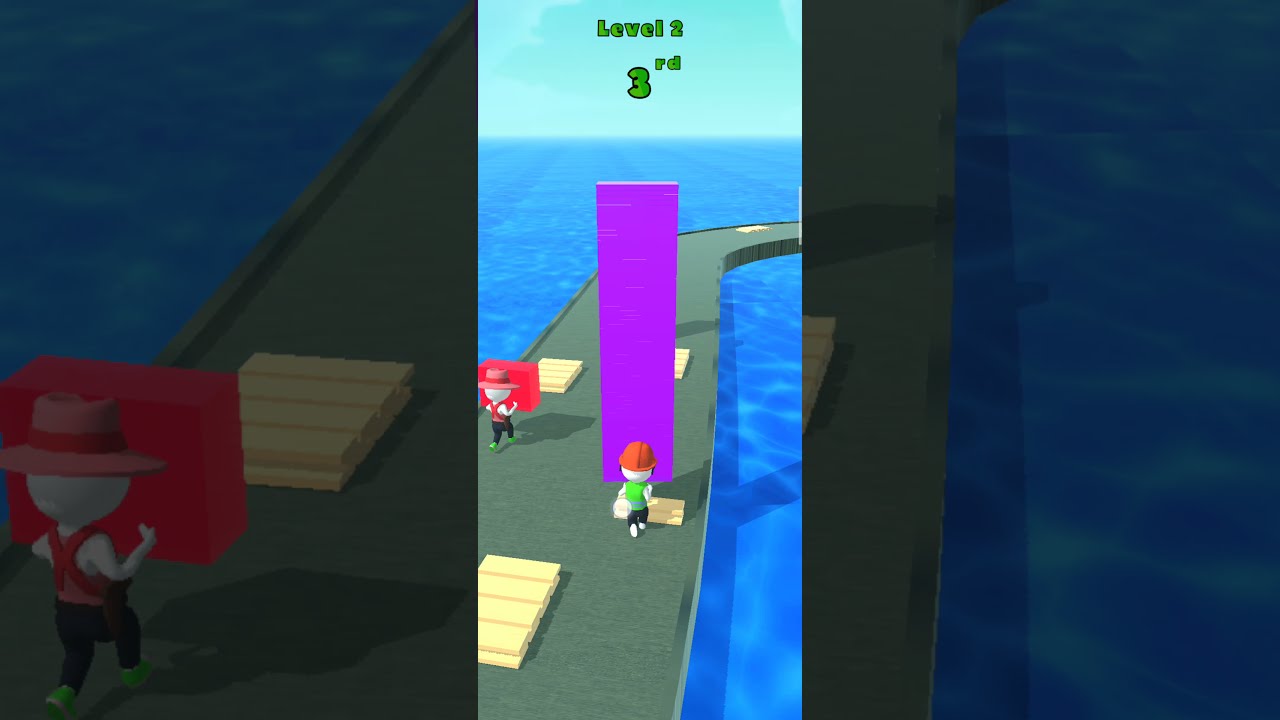 stack race 3d shortcut short video