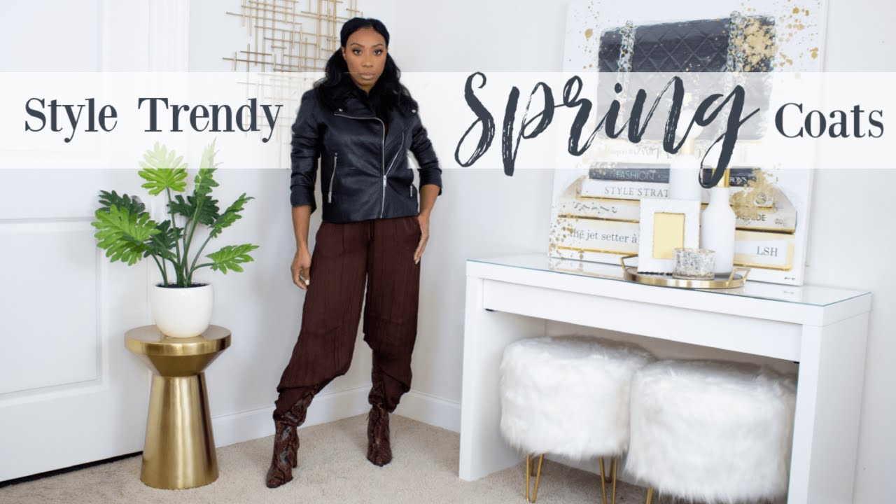 How To Style Trendy Spring Coats