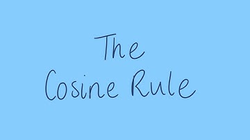 The cosine rule | Year 10 Trigonometry