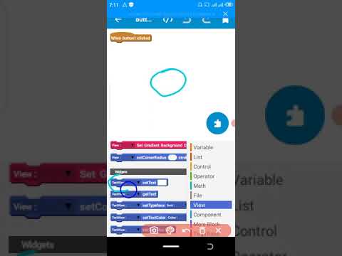 Amfani da Edittext a sketchware 1