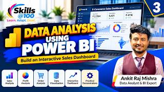 Power BI Tutorial | Build an Interactive Sales Dashboard | Skills@100 Ep 3