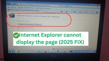 (✅2025 FIX) Internet Explorer cannot display the page - Diagnose connection problems in Windows 7