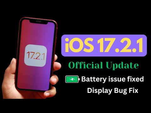 iOS 17.2.1 Official Update is Released | Display Bug fix, Battery Issue fix - In Malayalam