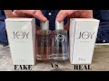 Fake vs Real Dior Joy Perfume 100 ML