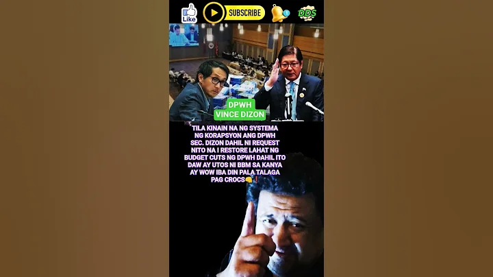 DPWH DIZON UTOS NU BBM RESTORE BUDGET CUTS HALA GRABE❗#vpsara #duterte #philippines #ofwlife