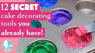 12 Secret Cake Decorating Tools You Already Have!