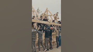 10 Days of Timber Framing in 30 Seconds